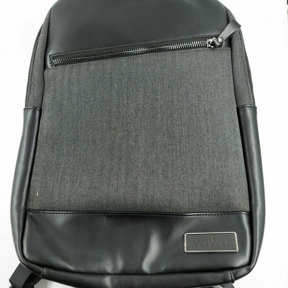 NWT WIWU Laptop Leather Backpack Slim Business Rucksack for 15.6 inch Laptop